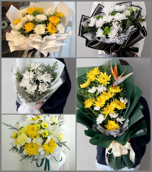 山东青岛平度市灰埠镇红苗辛庄村白事花束代送